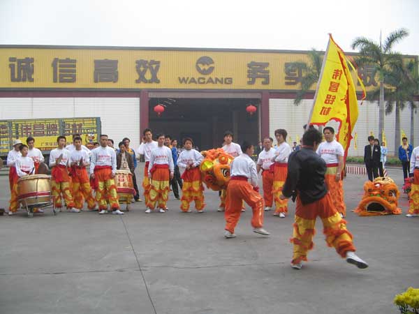 2006公司欢庆新年开工醒狮表演