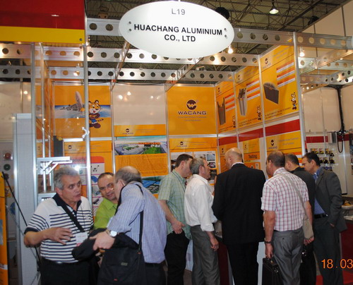 Huachang aluminum factory attended the Feicon Fair in Brazil
