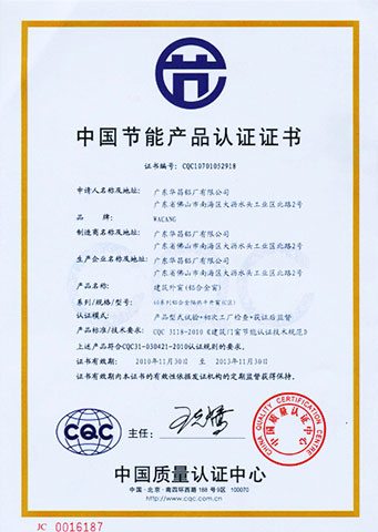 Zertifikat der Energiesparprodukte China