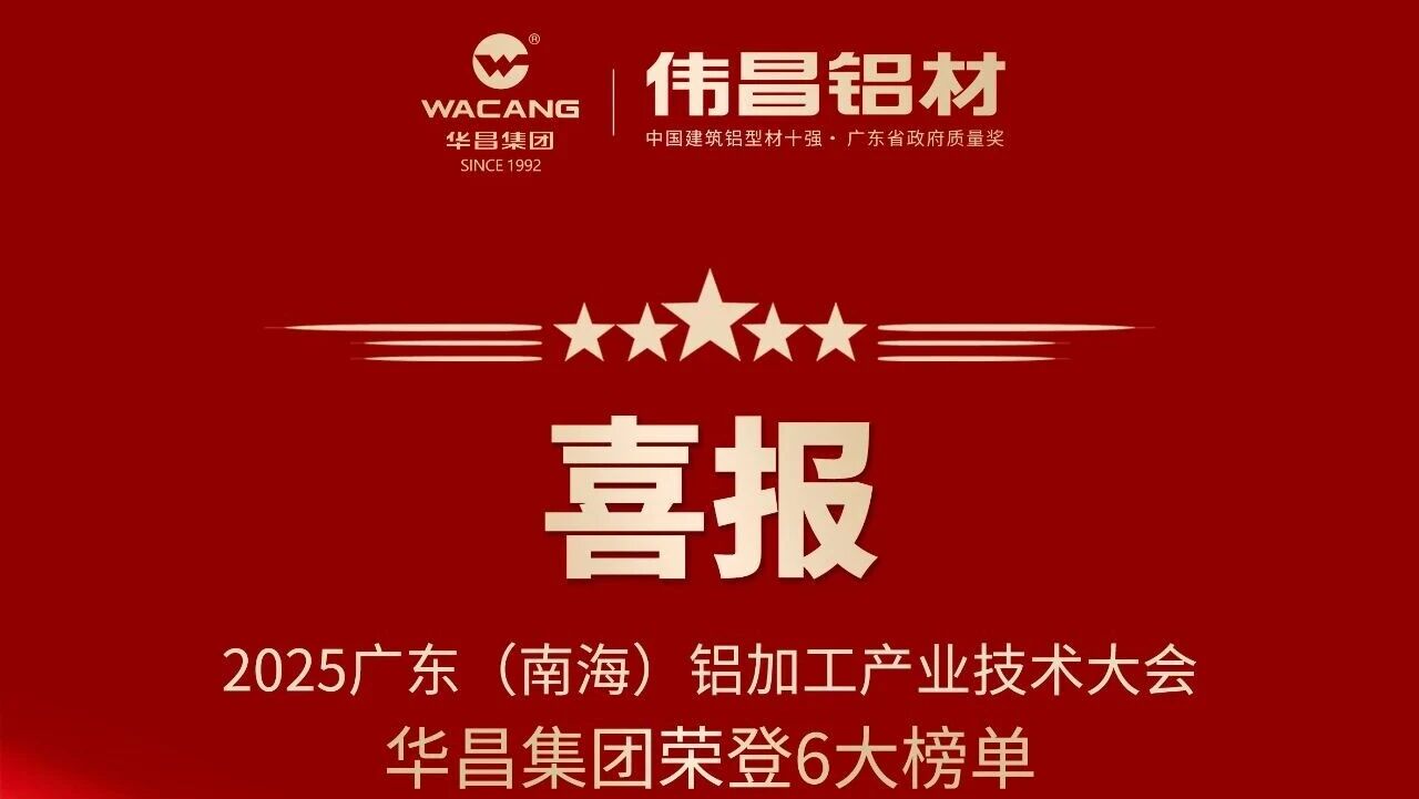 2025广东(南海)铝加工产业技术大会·华昌集团凭借技术实力与行业影响力—— 荣登六大核心榜单