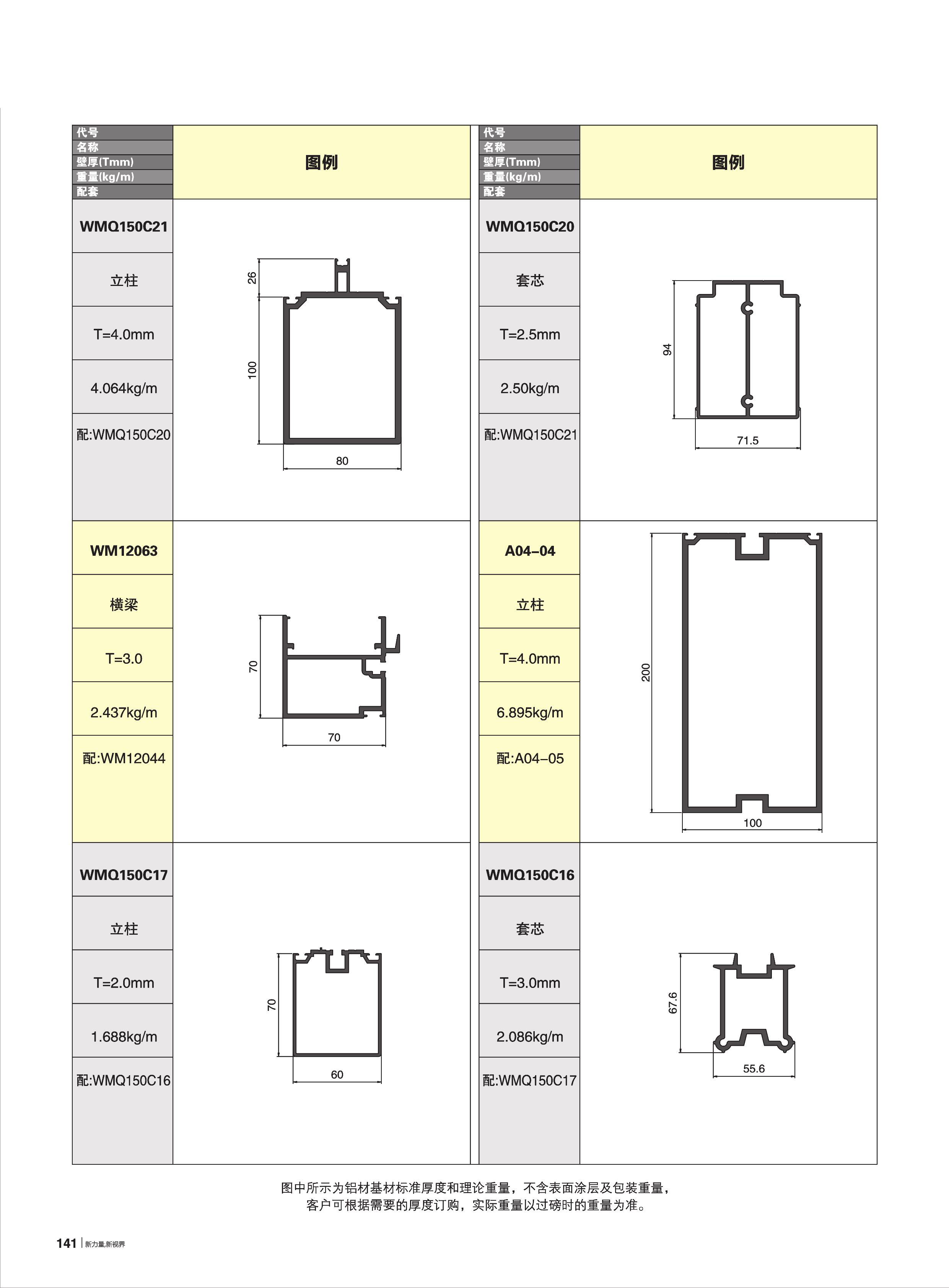 自选幕墙杂料