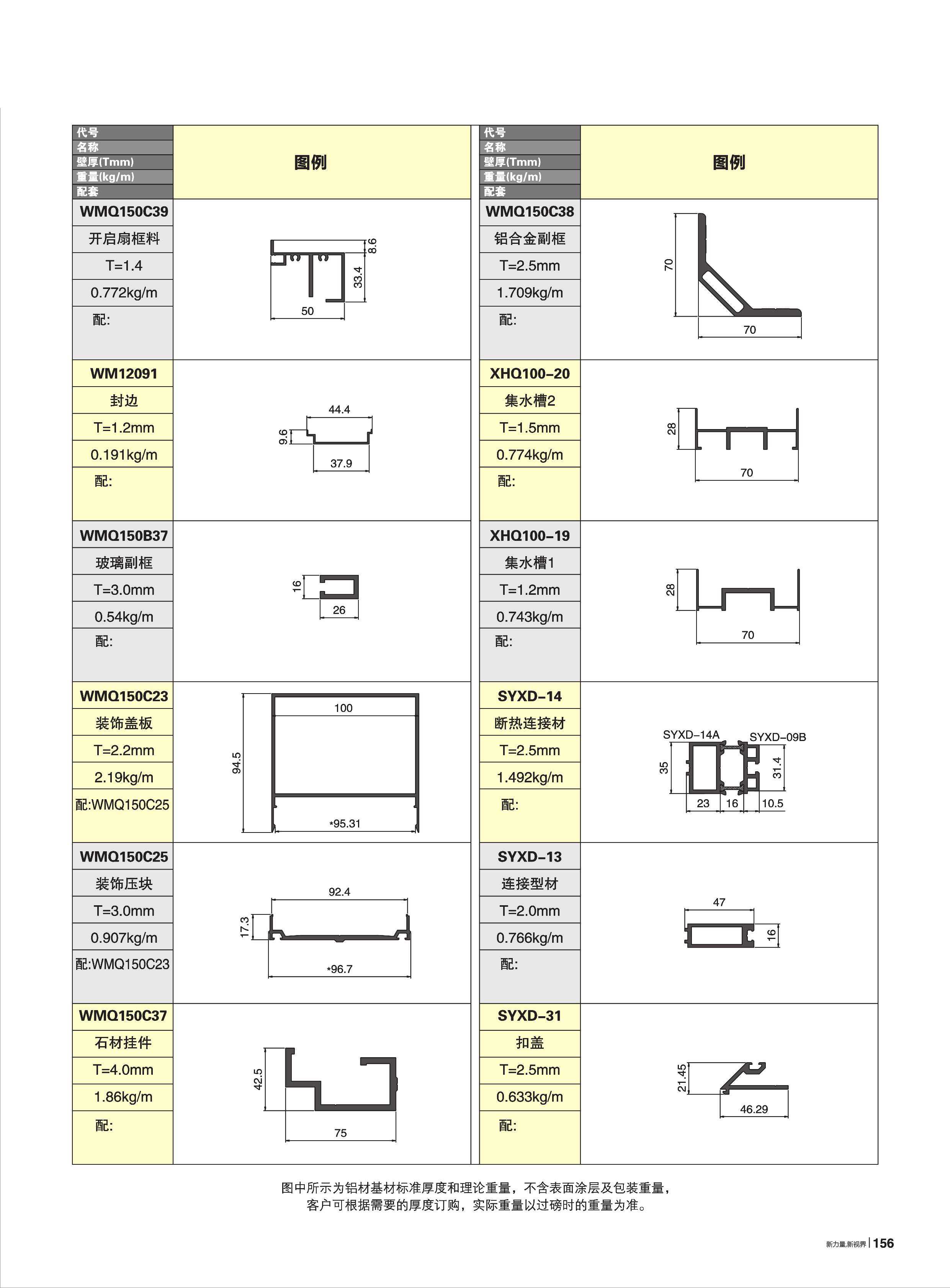 自选幕墙杂料