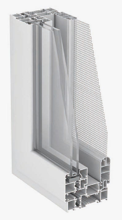 WGR115 insulated integrated casement window with screen
