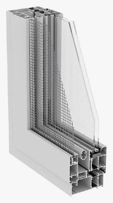 WGR108/118 insulated integrated casement window with screen