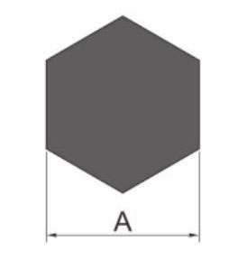 Flat aluminum/Hexagonal tube/Hexagonal rod