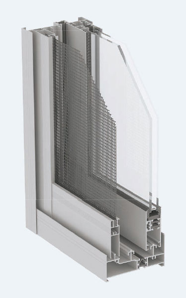 WGT98 insulated sliding window