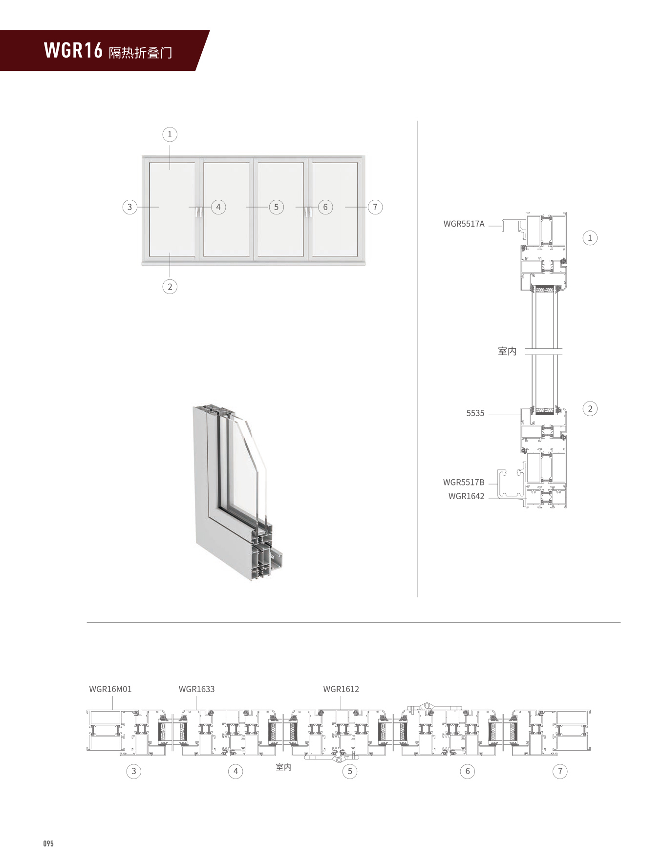 WGR16隔热平开门、窗